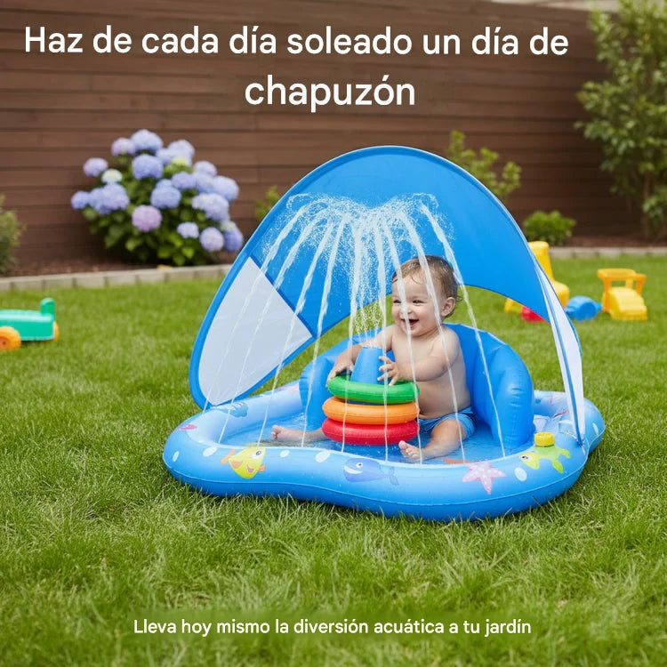 Piscina acuática infantil para verano