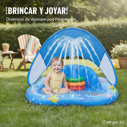 Piscina acuática infantil para verano