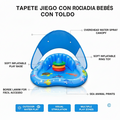 Piscina acuática infantil para verano